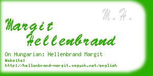 margit hellenbrand business card